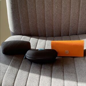 Orange and Black Sunglasses Case Set